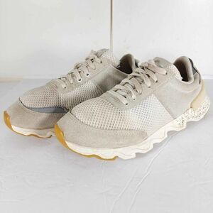 SOREL Women's Kinetic Lite US 9 White Cream Lace Up Fashion Sneaker Shoes